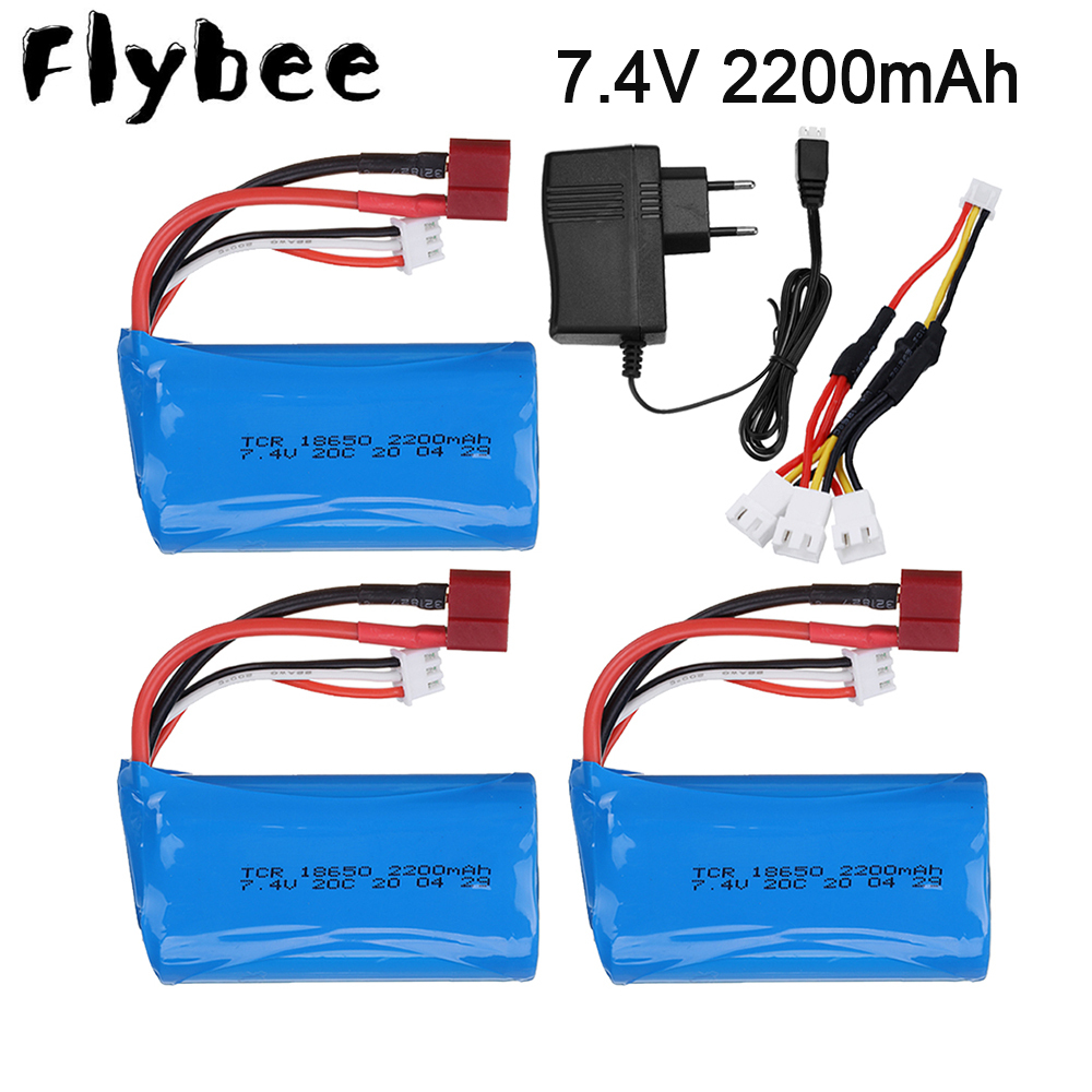 Rc And Hobby - 7,4 v 2200mah 7,4 lipo batery
