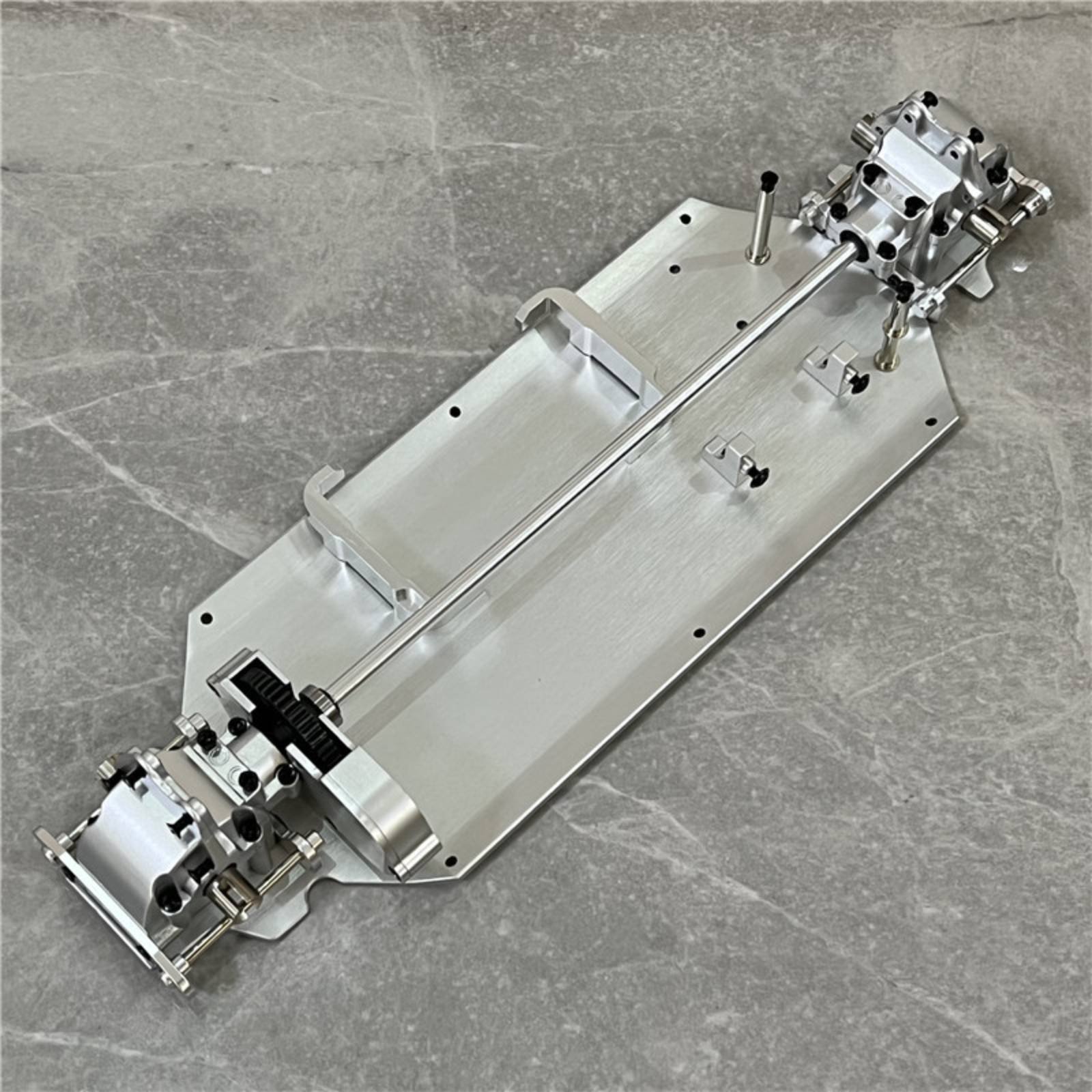 Rc Hobby Motors - 1/12 Maßstab Auto-Antriebsstrang-Kit Hochleistungs-Metall RC-Auto-Chassis-Kit Hobby-Teil