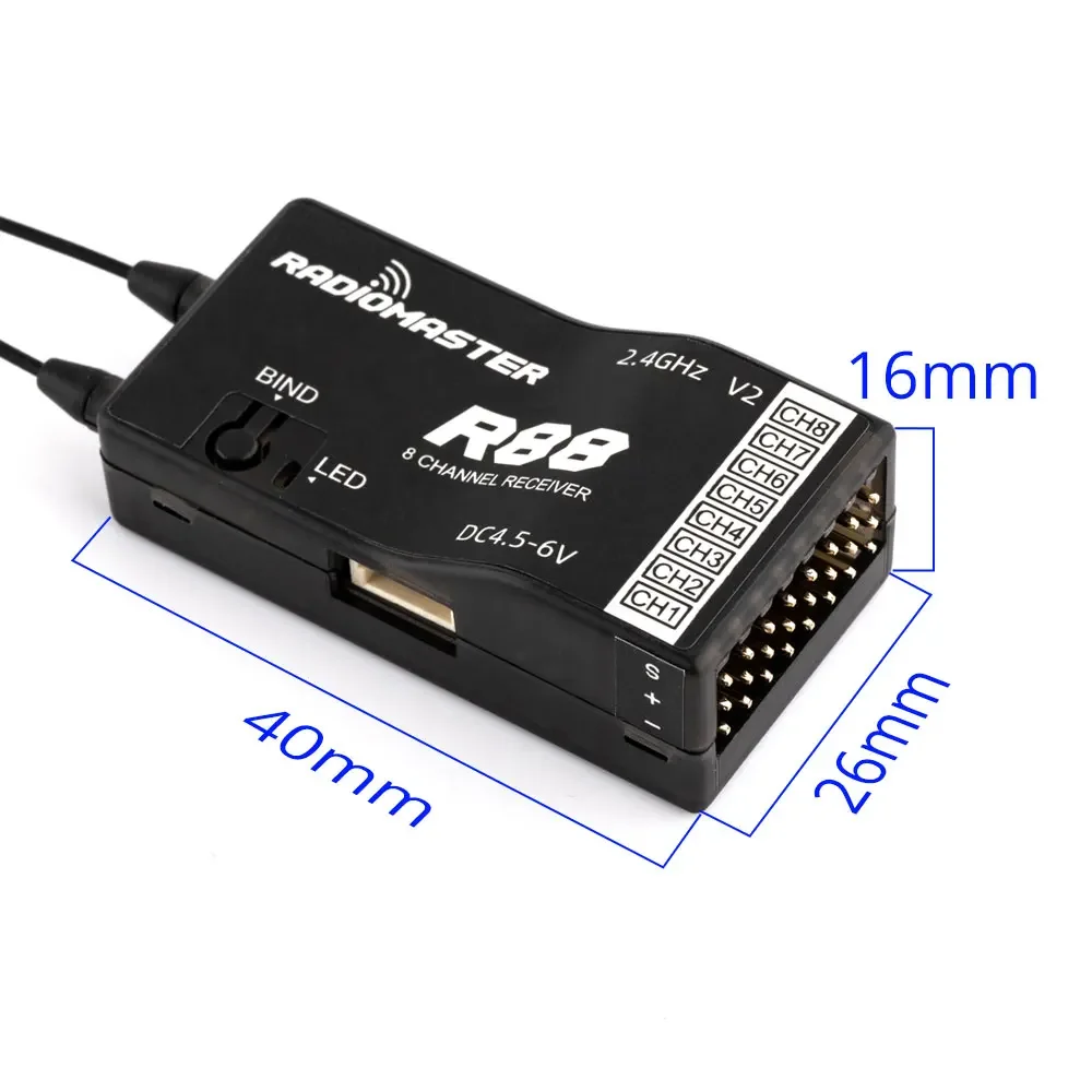 RadioMaster R88 V2.0 8-Kanal-S – Receiver Sbus 8Ch Bewertung und Preis