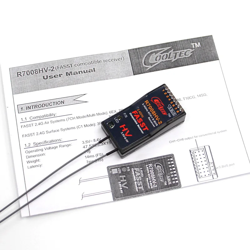 NEUE Cooltech R7008HV-2 Futaba – Receiver Sbus 8Ch Bewertung und Preis