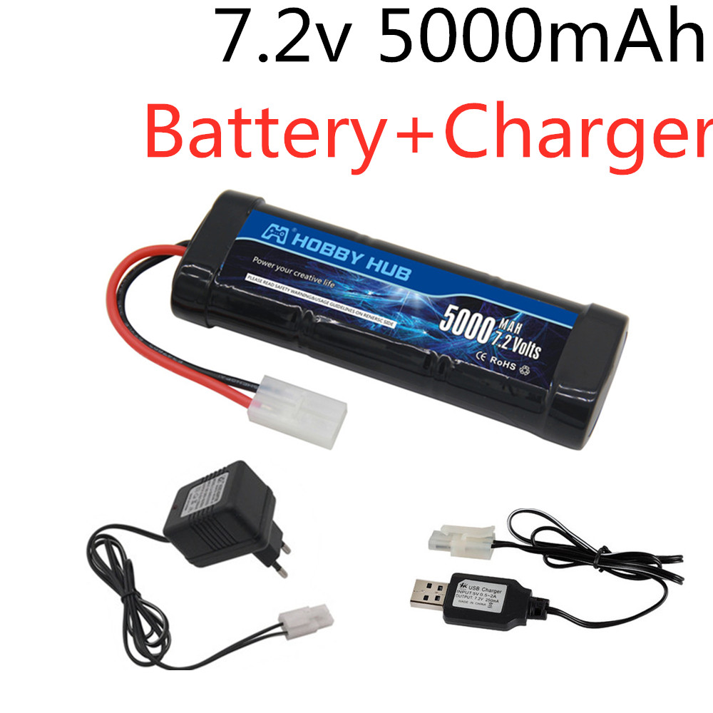 7,2 V 5000 mAh Ni-MH-Akku mit  – Rc And Hobby Bewertung und Preis