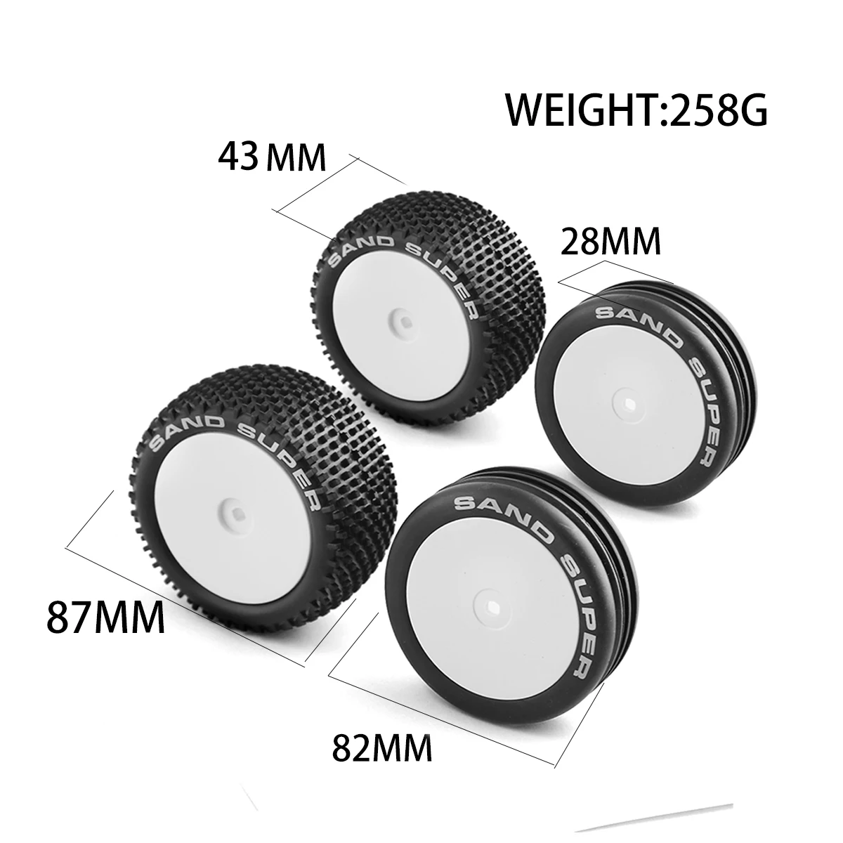 82 & 87mm 1/10 2WD RC Off-Road – Rc Tire Foam Insert Bewertung und Preis