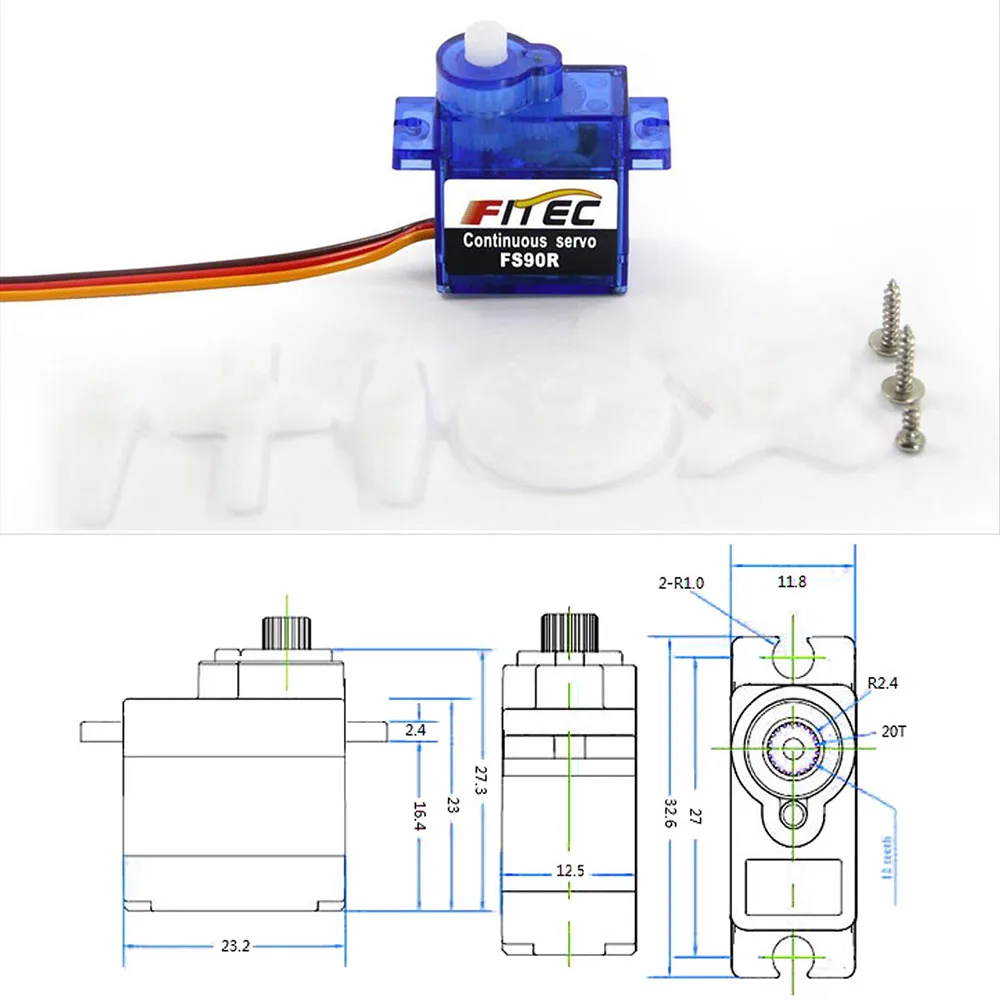 Feetech Mini FS90R Micro Servo – Rc Hobby Car Bewertung und Preis
