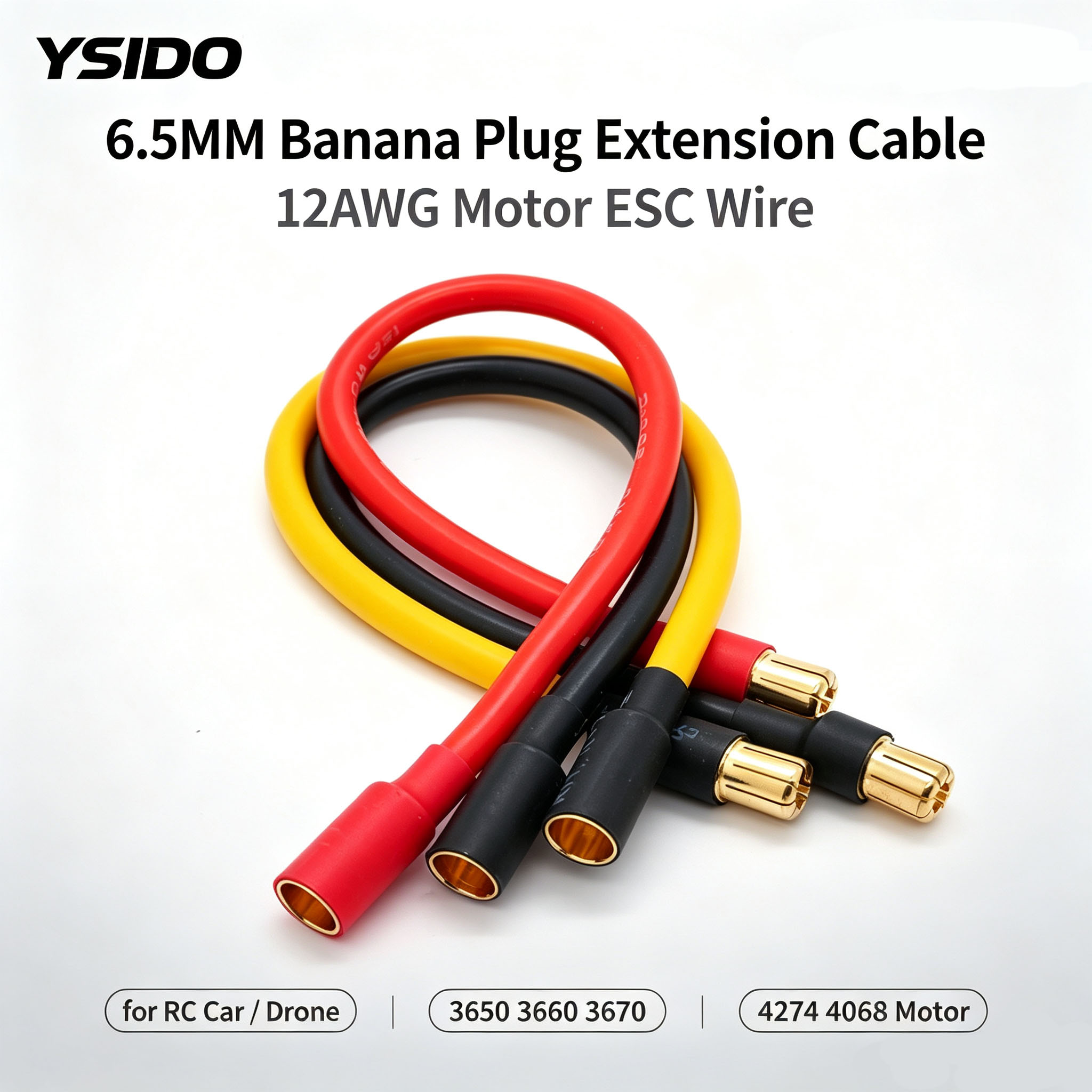 YSIDO 12AWG 6,5MM auf 6,5MM Ba – Brushless Motor 3650 Bewertung und Preis