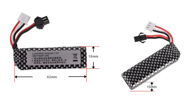 7,4 V 1400 mAh 25 °C 501855    – Rc And Hobby Bewertung und Preis