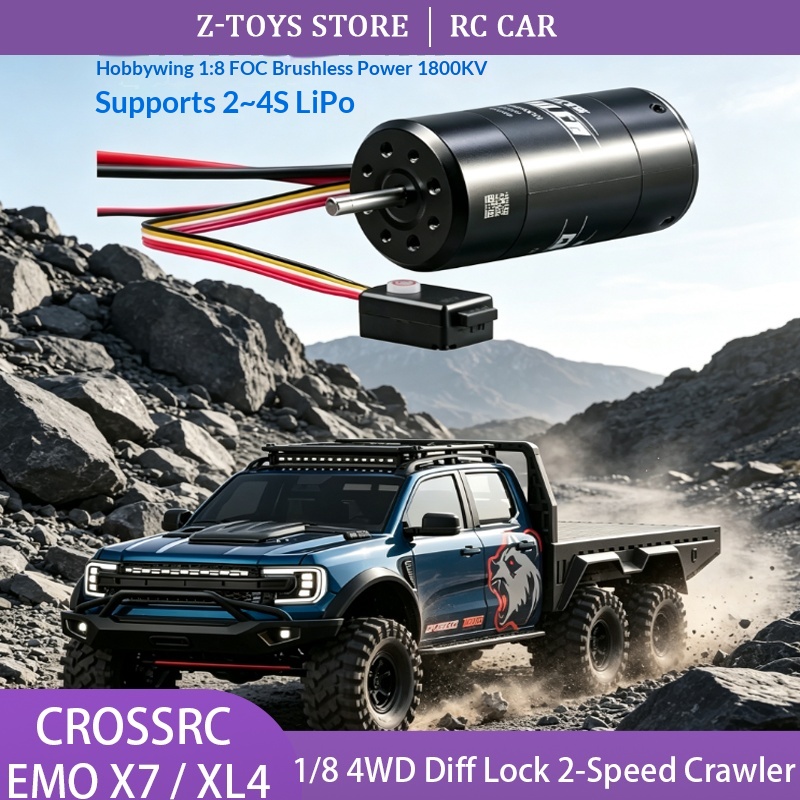 CROSSRC EMO X7 XL4 1/8 RC Craw – Rc Hobby Grade Crawler Bewertung und Preis